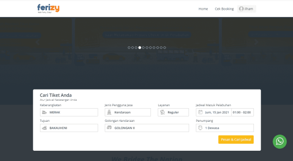 Cara Beli Tiket Ferry Online Via Aplikasi Ferizy Anandanesia