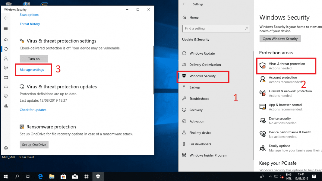 Cara Mematikan Windows Defender Di Windows 10 Untuk Sementara ...