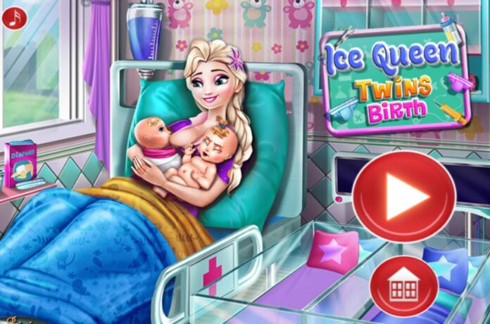 game elsa hamil melahirkan